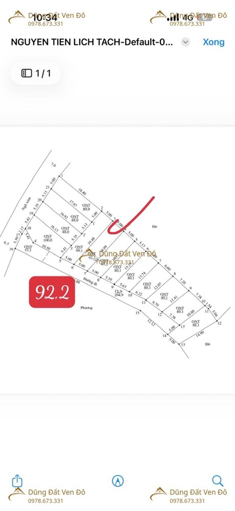 92,2M Nam Phương Tiến-Chương Mỹ-Hà Nội