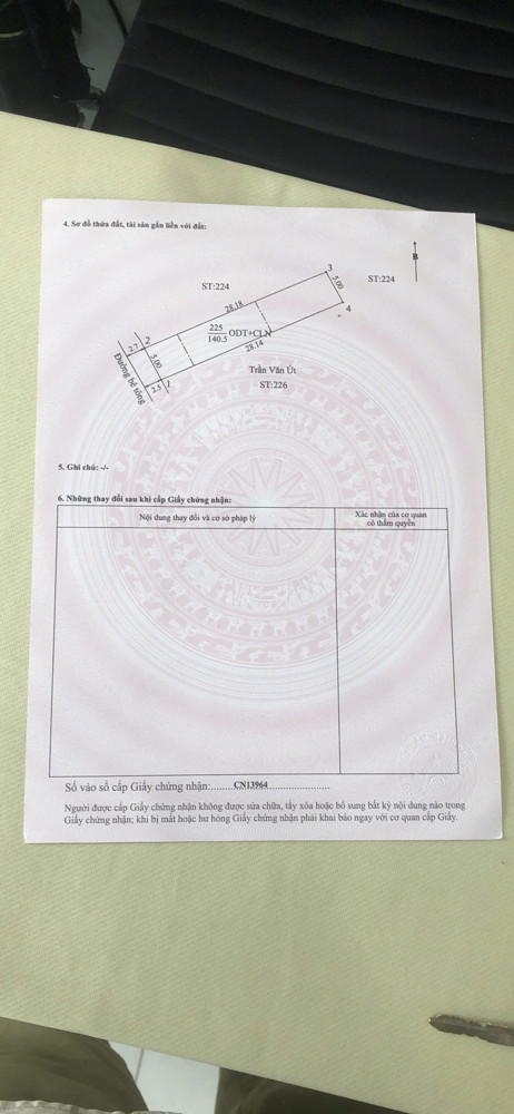 Bán Đất Thổ Cư 2 Mặt Tiền – Giá Chỉ 1,85 Tỷ – Phường Phú An, Tp. Hồ Chí Minh