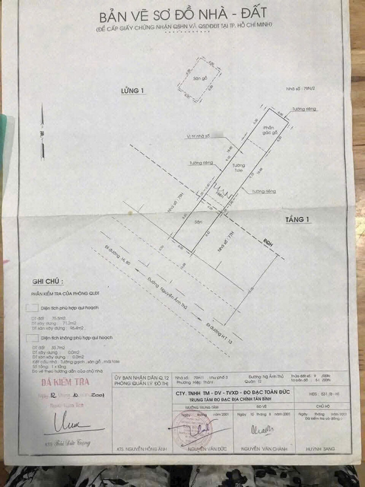 Bán Nhà Cấp 4 (7.6X28) Mặt Tiền Nguyễn Ảnh Thủ – P.hiệp Thành, Q.12