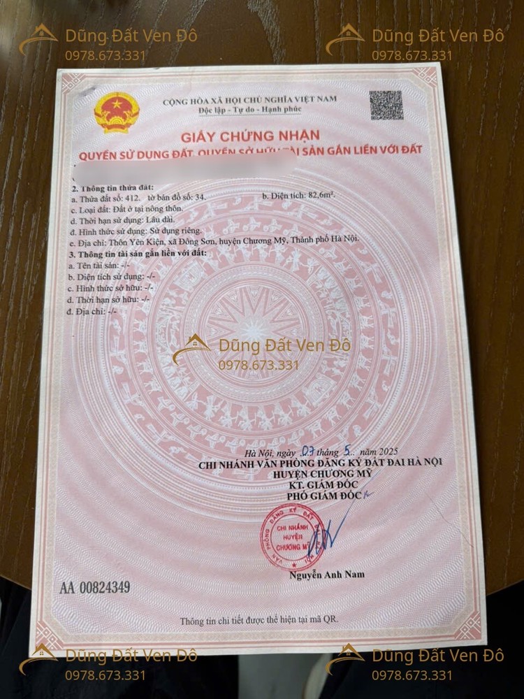 82,6M Đông Sơn-Chương Mỹ-Hà Nội