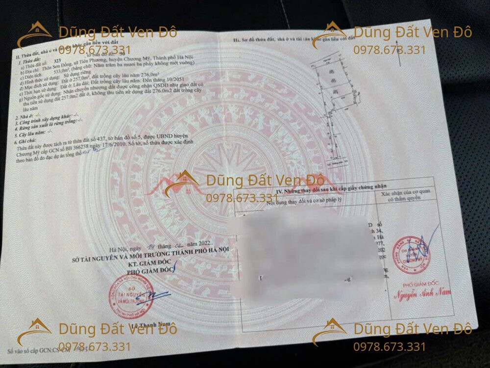 533M Tiên Phương-Chương Mỹ-Hà Nội