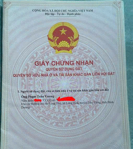 Chính Chủ Bán Đất Mặt Tiền Đt749 – Xã Long Hòa, Huyện Dầu Tiếng, Bình Dương