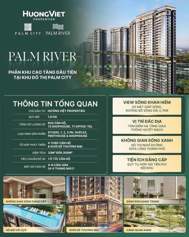 Palm River - Palm City - Khu Đô Thị Ven Sông Tại Nam Rạch Chiếc, Liền Kề Trung Tâm Tài Chính Quốc