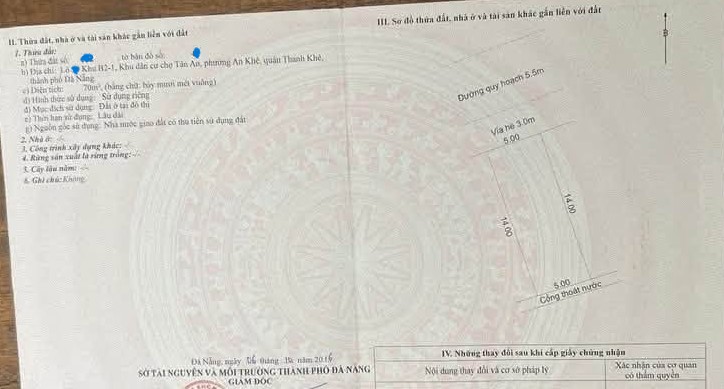 Bán Đất Trung Tâm Thanh Khê – Tân Hòa 7 - Sát Chợ