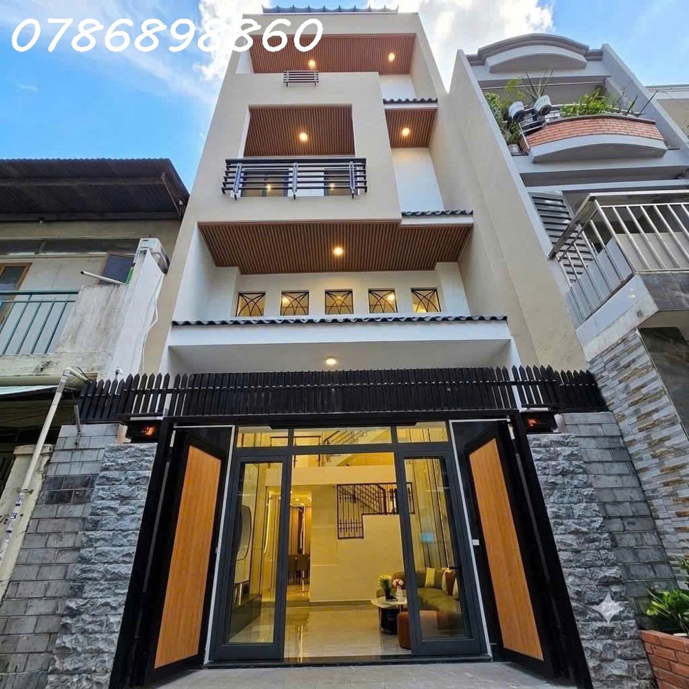 Bán Nhà Mới 100% – 5 Tầng Btct – Hẻm Âu Dương Lân, Phường Chánh Hưng Q8