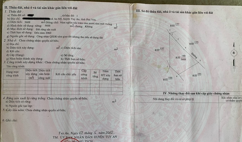 Đất Đẹp - Giá Tốt - Chính Chủ Bán Đất Ont Đã Quy Hoạch Giai Sơn, An Mỹ, Xã An Mỹ, Tuy An, Phú Yên
