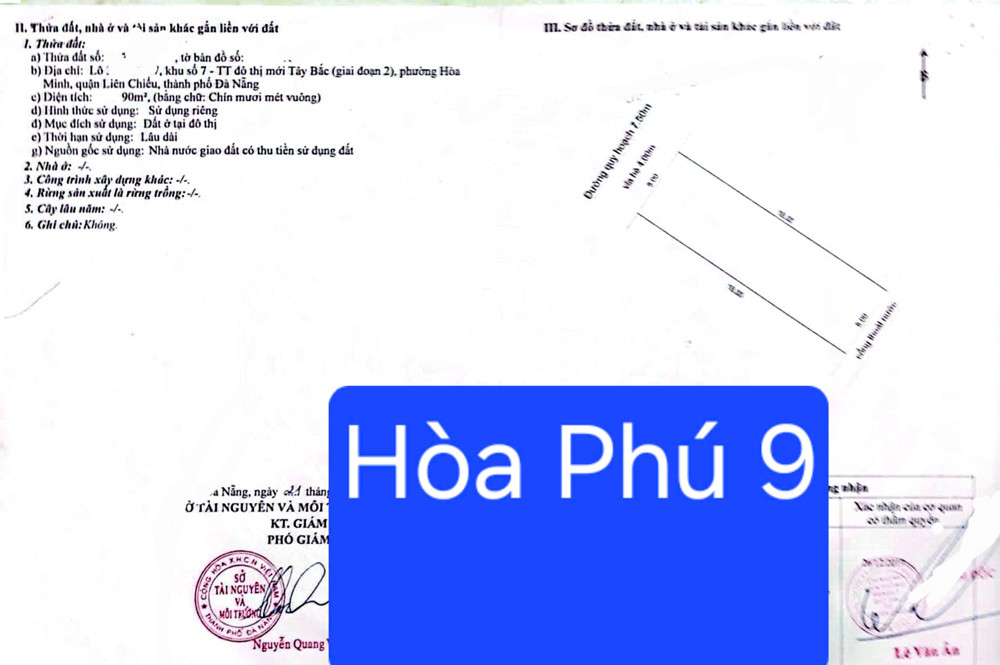 Bán Đất Đường 7,5M Đường Hòa Phú 9 (Gò Nảy 6) - Rẽ Nhất Thị Trường