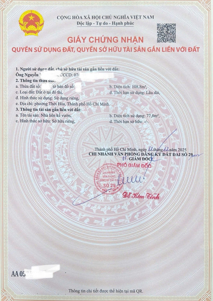 Chính Chủ Bán Gấp Nhà Oasis – Phường Thới Hòa, Tp. Hồ Chí Minh – Căn Góc Đẹp, Giá Chỉ 2,7 Tỷ