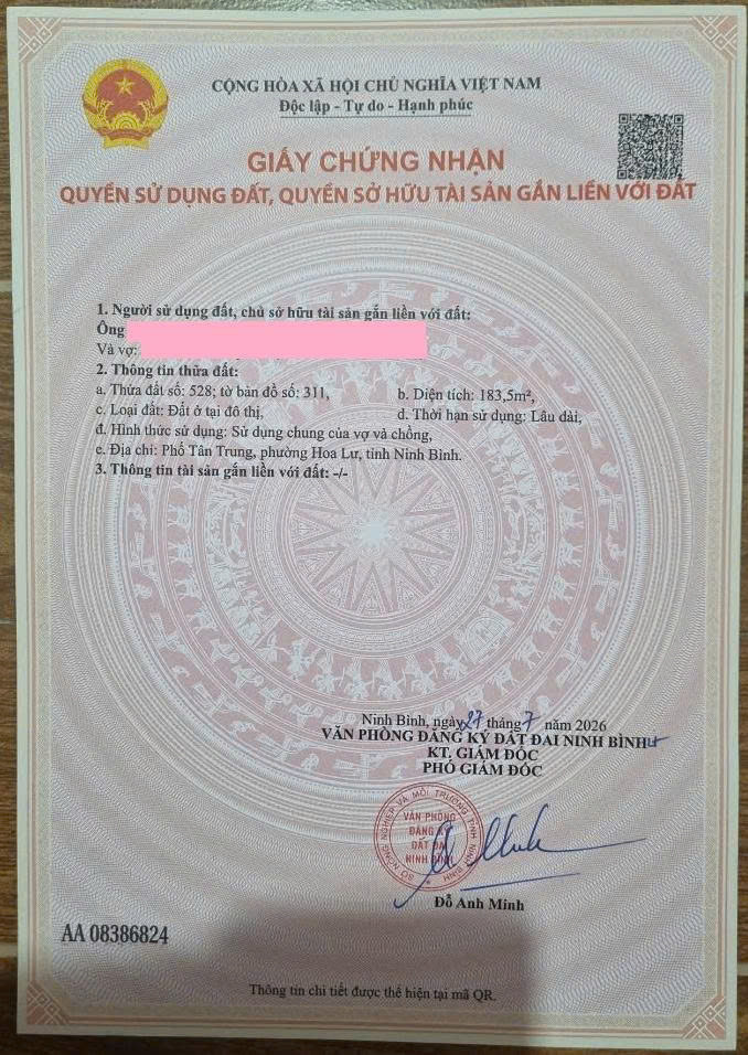 Bán Nhà 3 Tầng – Cách Phố Cổ Hoa Lư Chỉ 100M - Vị Trí Đẹp, Tiềm Năng Kinh Doanh