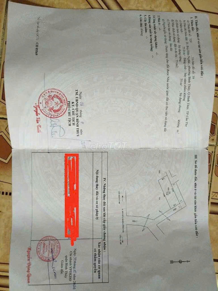 Bán Nhà Cấp 4, 2 Mặt Tiền Thổ Cư – Hẻm 7 Bùi Hữu Nghĩa, Phường Bình Thủy, Tp. Cần Thơ – Gần Aeon