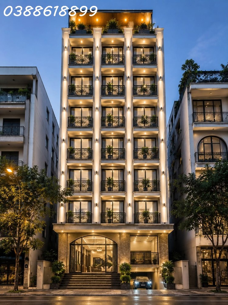 Bán Tòa Apartment Hoàng Hoa Thám - Ba Đình - 3 Mặt Thoáng - 37 Phòng - Dòng Tiền 250 Triệu/tháng 