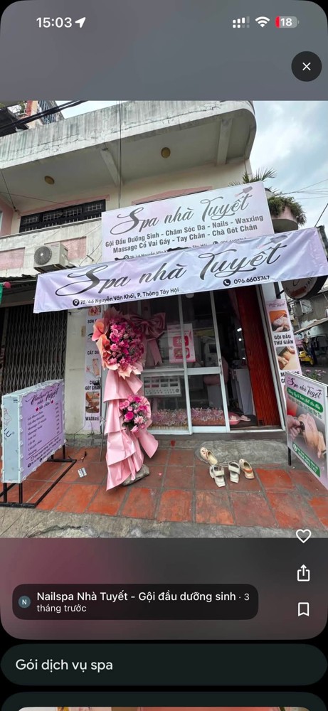 Do Mở Rộng Quy Mô Nên Em Sang Mặt Bằng Một Tiệm Nail Và Một Tiệm Spa Nhỏ Tại Hồ Chí