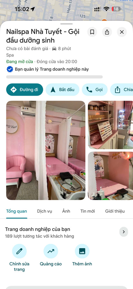 Do Mở Rộng Quy Mô Nên Em Sang Mặt Bằng Một Tiệm Nail Và Một Tiệm Spa Nhỏ Tại Hồ Chí