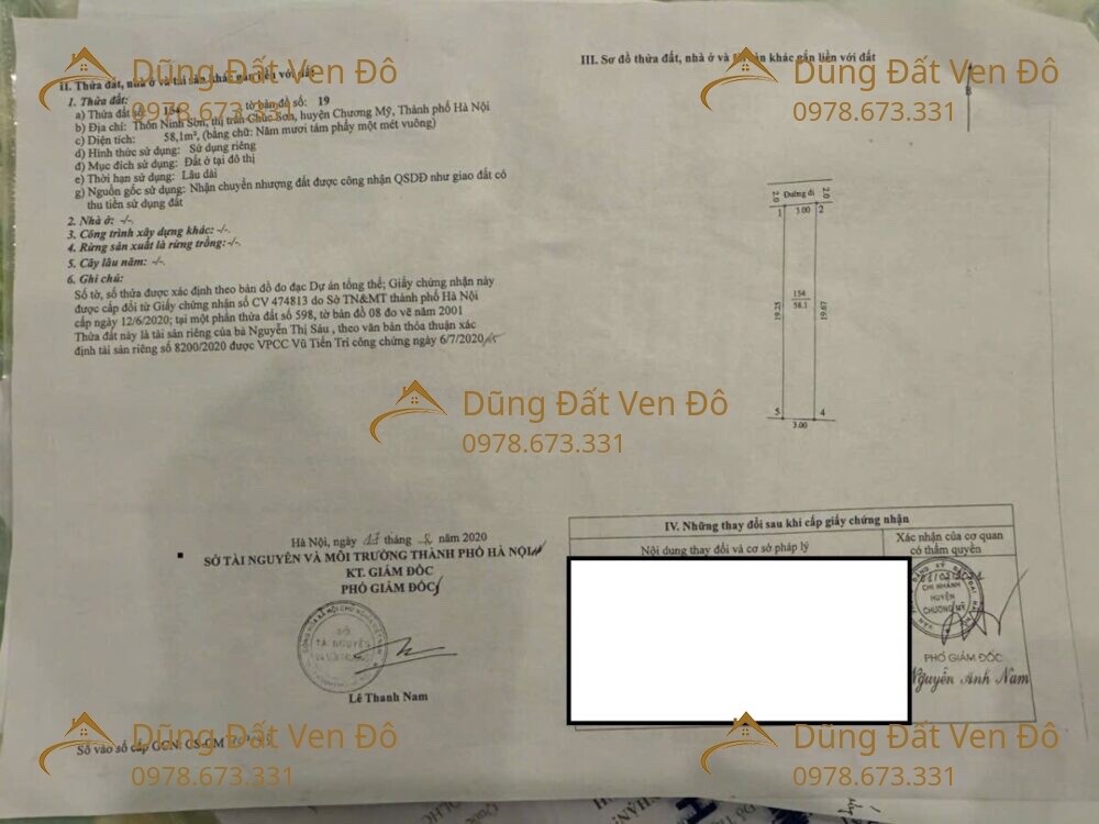 58,1M Ninh Sơn-Tt Chúc Sơn-Chương Mỹ-Hà Nội