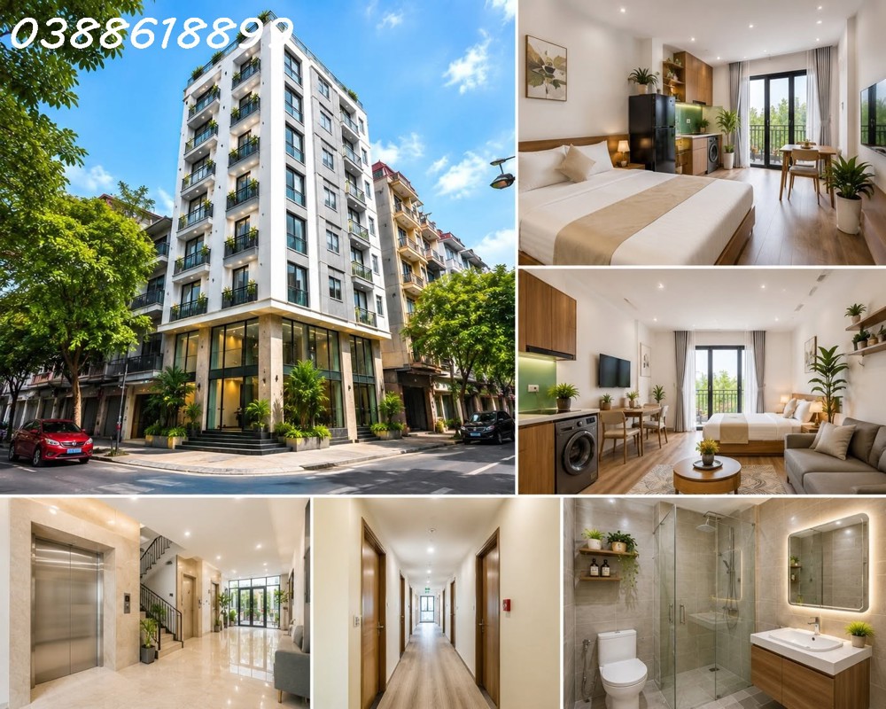 Bán Tòa Apartment Mặt Phố Khương Thượng - Đống Đa - Dòng Tiền 100 Triệu/tháng - 60M² - 8 Tầng - Mt