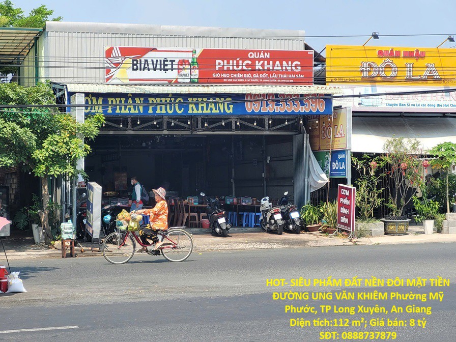 Hot- Siêu Phẩm Đất Nền Đôi Mặt Tiền Đường Ung Văn Khiêm Phường Mỹ Phước, Tp Long Xuyên, An Giang