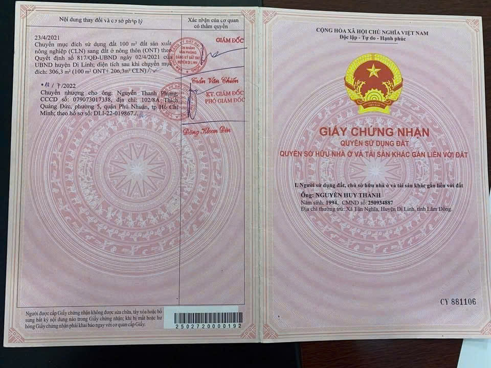 Đất Đẹp - Giá Tốt - Chính Chủ Bán Siêu Phẩm Đất Tại Liên Đầm, Di Linh, Lâm Đồng