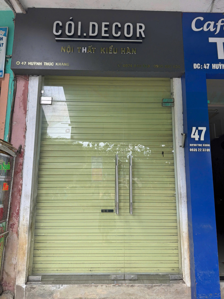 Cho Thuê Mặt Bằng Kinh Doanh Vị Trí Đẹp Đầu Đường Huỳnh Thúc Kháng – Phường Đông Ba, Tp Huế