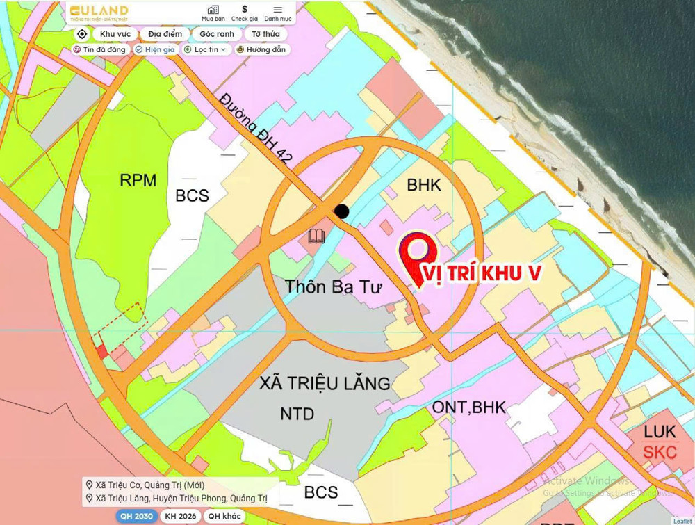 500 Triệu – Sở Hữu Đất Cách Bãi Biển Cửa Việt Chỉ 300M
