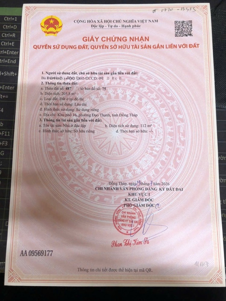 Nhà Đẹp - Giá Tốt - Chính Chủ Bán Nhà Riêng Tại Đường Huyện 92, Phường Đạo Thạnh, Đồng Tháp