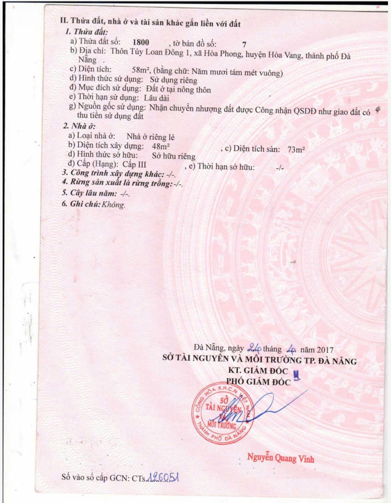 Bán Nhà Ngay Chợ Túy Loan – Vị Trí Kinh Doanh Đẹp – Có Dòng Tiền Sẵn Lh Ánh Ly 0934939572
