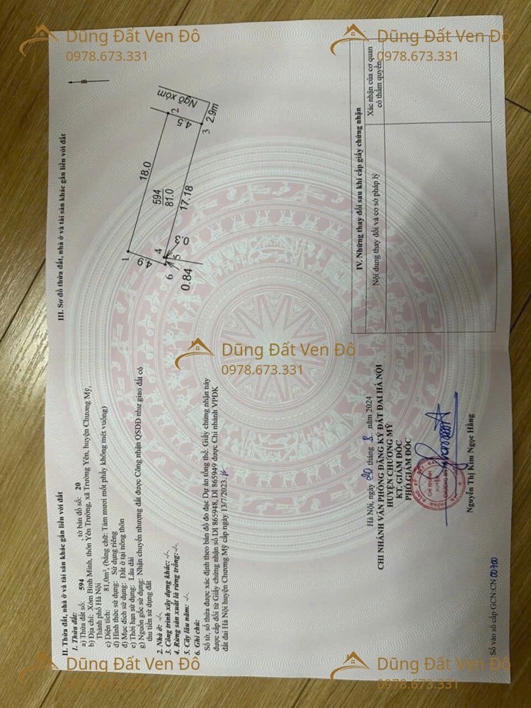 81M Trường Yên-Chương Mỹ-Hà Nội