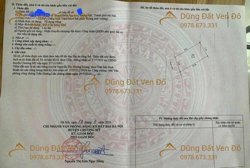 52M Thanh Bình-Chương Mỹ-Hà Nội