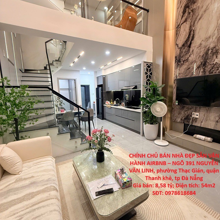 Chính Chủ Bán Nhà Đẹp Sẵn Vận Hành Airbnb – Ngõ 391 Nguyễn Văn Linh, Tp Đà Nẵng