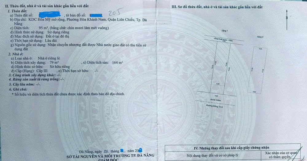 Bán Nhà Đường Đồng Trí 6 - Dt 95M2 - Đương 7,5M