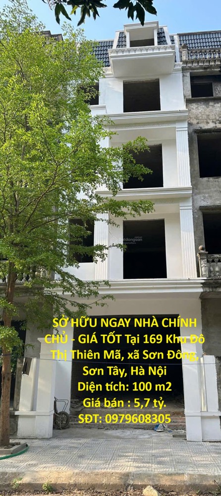 Sở Hữu Ngay Nhà Chính Chủ - Giá Tốt Tại 169 Khu Đô Thị Thiên Mã, Xã Sơn Đông, Sơn Tây, Hà Nội