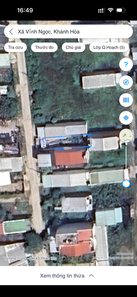 Bán Đất Mặt Tiền Đường Hòn Thơm – Xuân Ngọc, Phường Tây Nha Trang 2,350 Tỷ