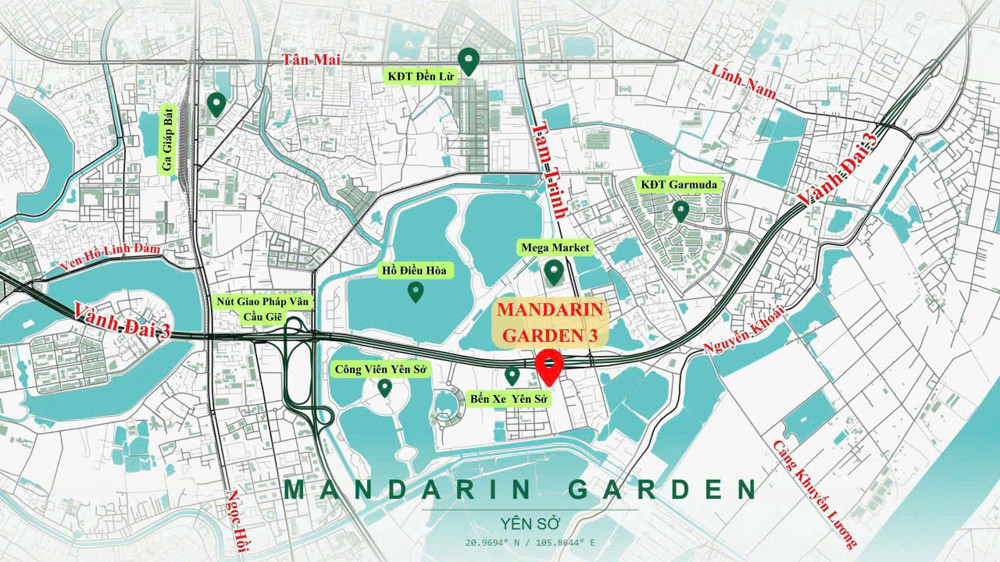 Nhận Booking Mandarin Garden 3 – Hòa Phát Yên Sở