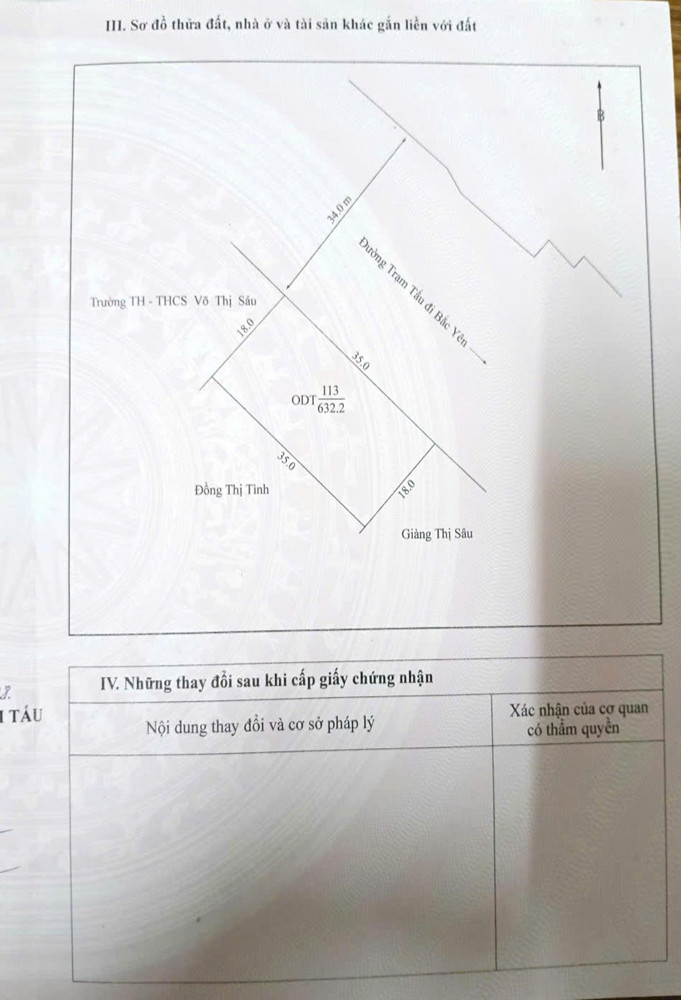 Bán Trọn Lô Đất Mặt Đường Trạm Tấu – Bắc Yên, Sơn La - Tặng Kèm 595M² Đất Nông Nghiệp