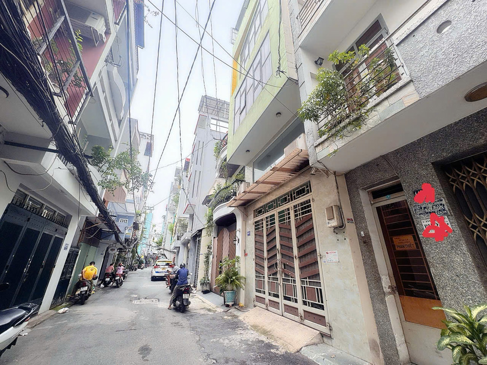 Bán Nhà 3 Tầng Xe Hơi Đậu Ngày Đêm D.lê Văn Sỹ, Quận 3 - Dt Lớn 111M2 Ngang 4,5M*27m - Sẵn Dòng