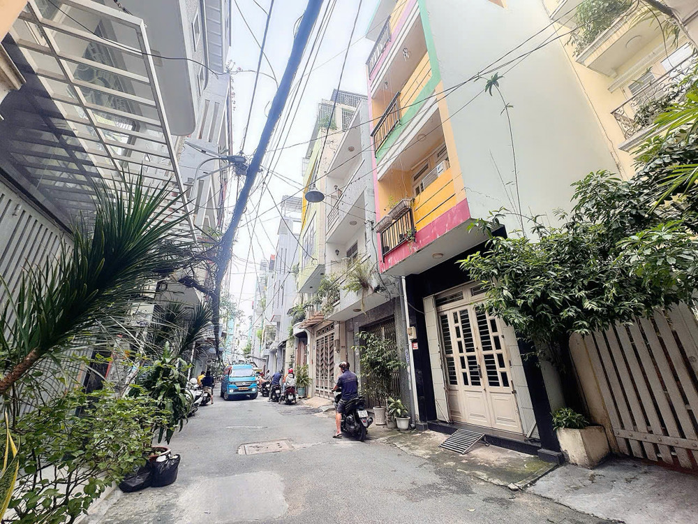 Bán Nhà 3 Tầng Xe Hơi Đậu Ngày Đêm D.lê Văn Sỹ, Quận 3 - Dt Lớn 111M2 Ngang 4,5M*27m - Sẵn Dòng