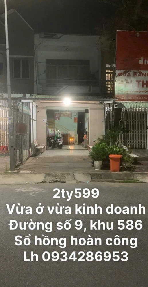 Chính Chủ Cần Bán Nhà Kdc 586 Đường Số 9 (Lâm Văn Phận) Phường Phú Thứ, Cái Răng, Cần Thơ