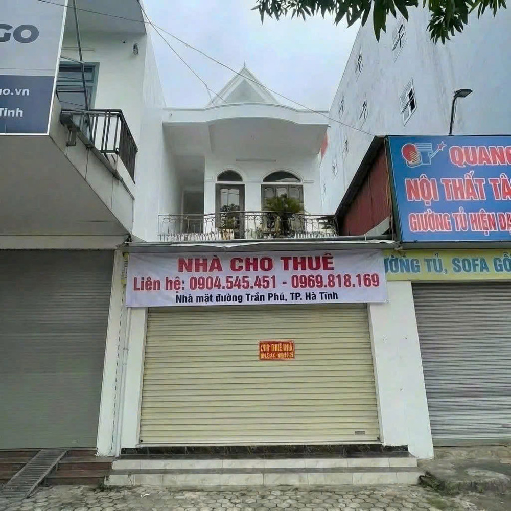 Cho Thuê Nhà Mặt Đường Trần Phú – Tp. Hà Tĩnh