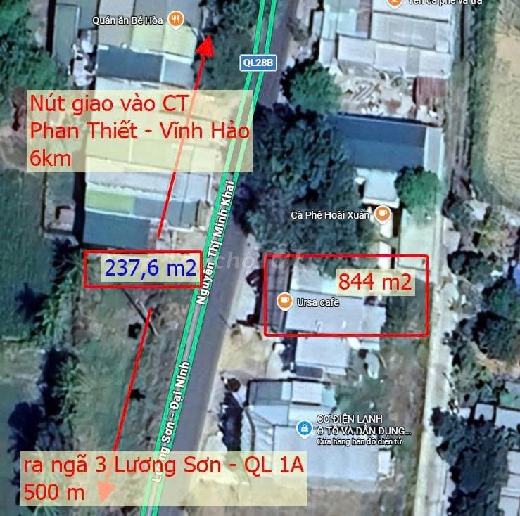 Đất Chính Chủ - Giá Tốt Mặt Tiền Đường Ql28b, Thị Trấn Lương Sơn, Huyện Bắc Bình, Bình Thuận