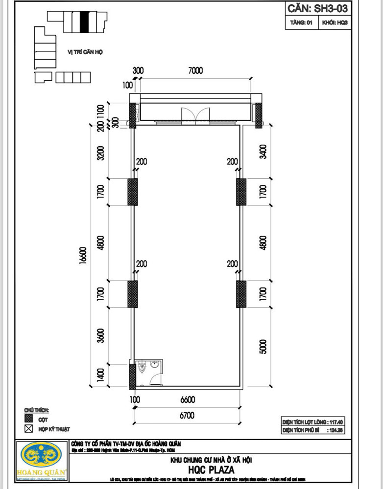 Kẹt Tiền Chính Chủ Cần Bán Shophouse Giá Siêu Hời Tại Hqc Plaza, 3,6 Tỷ, Dtsd 123M2