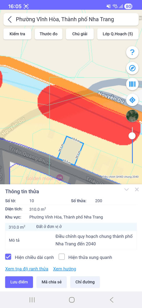 Bán Đất Khu Biệt Thự Đông Mương, Khu Dân Cư Đường Đệ, Phường Vĩnh Hòa, Nha Trang