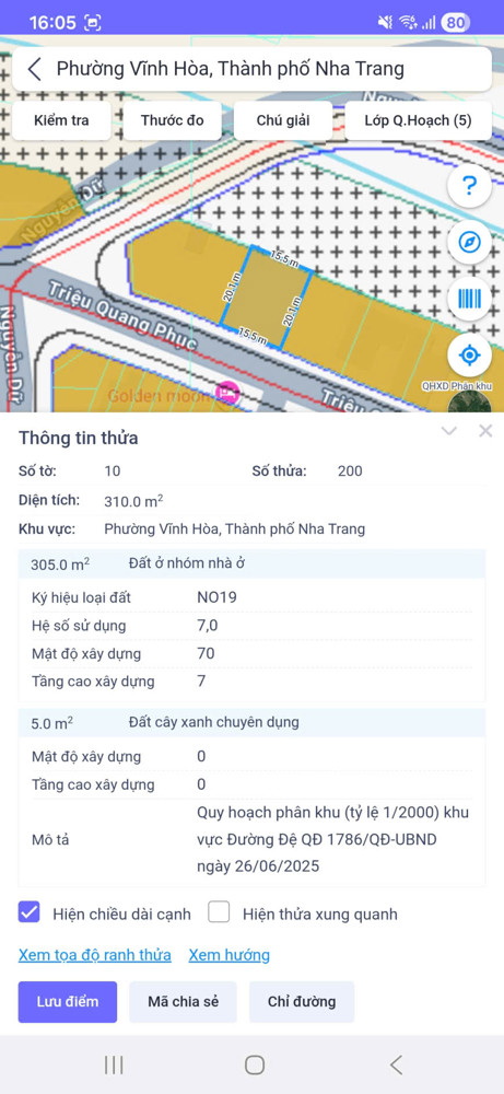 Bán Đất Khu Biệt Thự Đông Mương, Khu Dân Cư Đường Đệ, Phường Vĩnh Hòa, Nha Trang