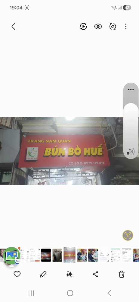 Sang Nhượng Quán Bún Bò Huế Tại Số 90 Ngõ 165 Chùa Bộc, Hà Nội