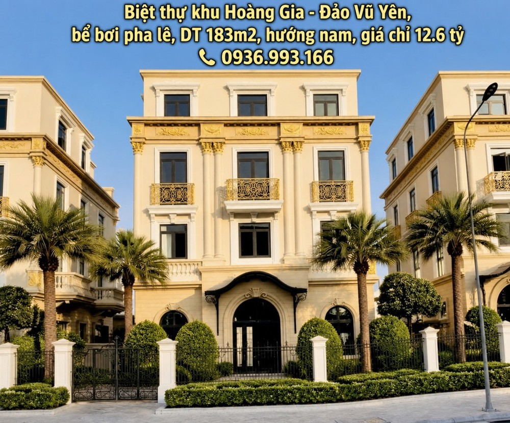 Săn Hàng Giá Tốt Tại Đảo Vũ Yên - 7,3 Tỷ Sở Hữu Ngay - Cơ Hội Hiếm. Lh: 0936.993.166