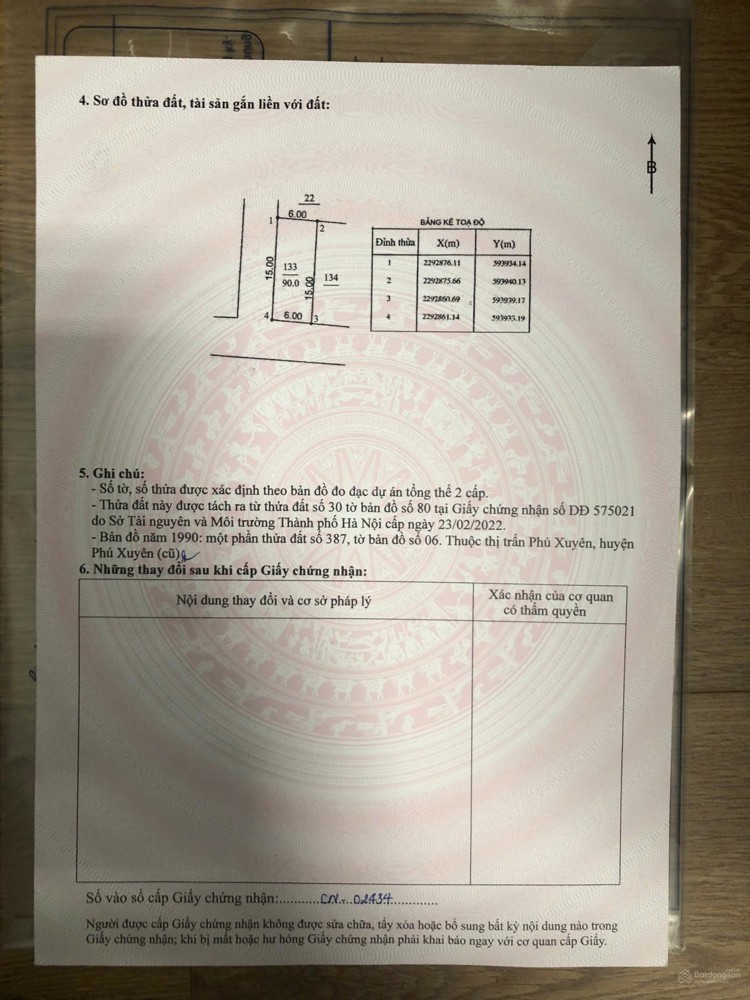 Chính Chủ Bán 90M2 Đất Lô Góc Trung Tâm Phú Xuyên-Ngay Ql1a