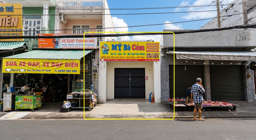 Cho Thuê Nhà Mặt Tiền Chợ Tân Hương 76M², 16Triệu - Buôn Bán Tấp Nập