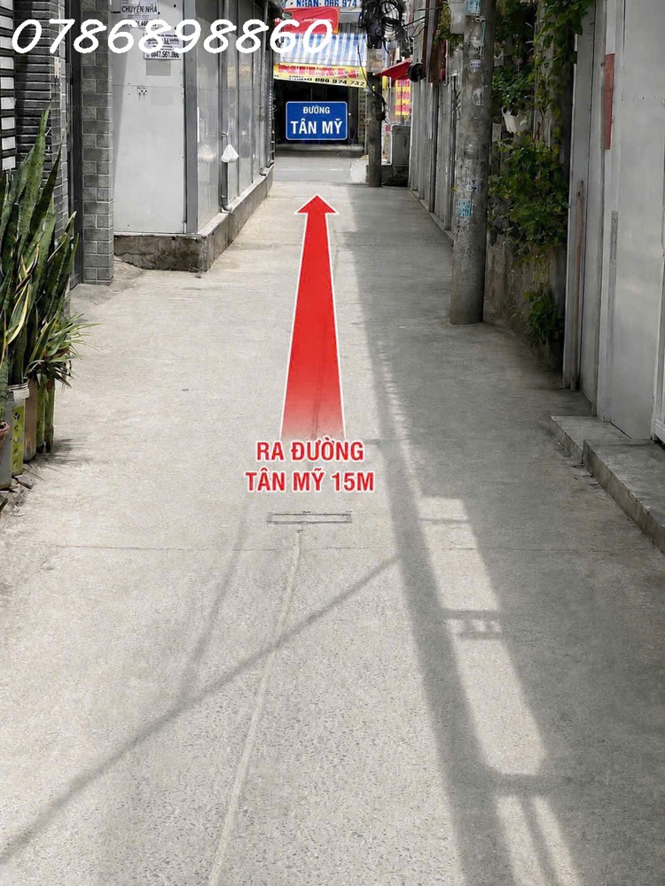 Bán Nhà 4 Tầng Hẻm 21 Tân Mỹ – P. Tân Phú, Q7