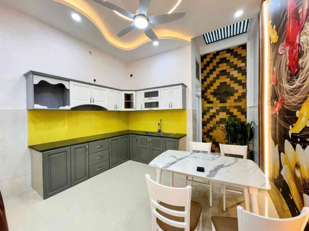 Nhà 3 Tầng Kiên Cố Mới Đẹp - 56M2 - 4*14M - Sổ Đẹp Vuông Vức Hoàn Công Đủ - Sát Mặt Tiền - Hẻm An