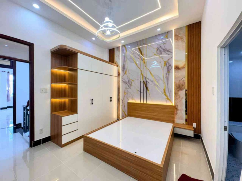Nhà 3 Tầng Kiên Cố Mới Đẹp - 56M2 - 4*14M - Sổ Đẹp Vuông Vức Hoàn Công Đủ - Sát Mặt Tiền - Hẻm An
