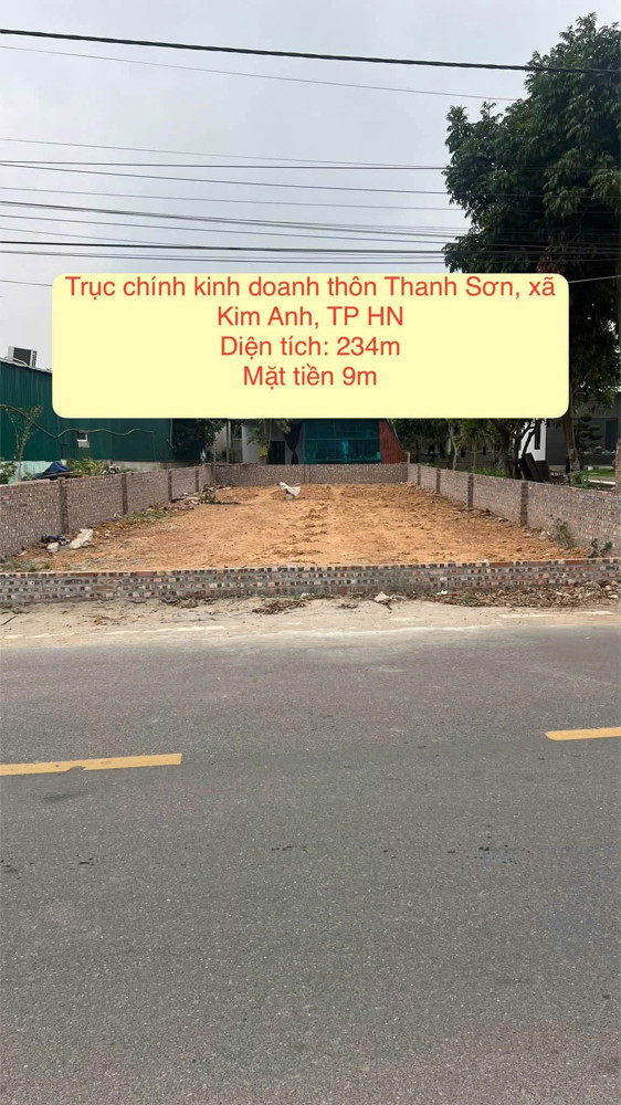 Sở Hữu Ngay Lô Đất Đẹp - Giá Tốt - Vị Trí Đắc Địa Tại Thôn Thanh Sơn, Xã Kim Anh, Tphn