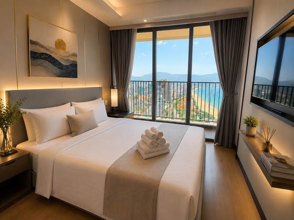 Căn Hộ 1Pn The Soleil Đà Nẵng View Cả Biển Mỹ Khê Lẫn Phố, Nhận Nhà Vận Hành Ngay Tỉ Suất 8%/ Năm